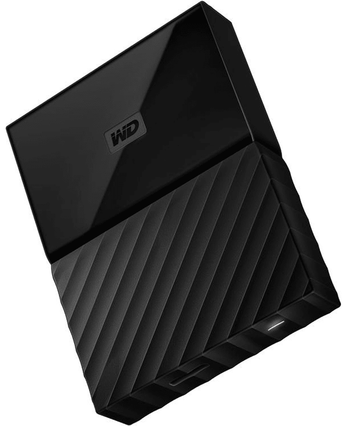 Unidad de disco duro portátil externo Western Digital de 4 TB