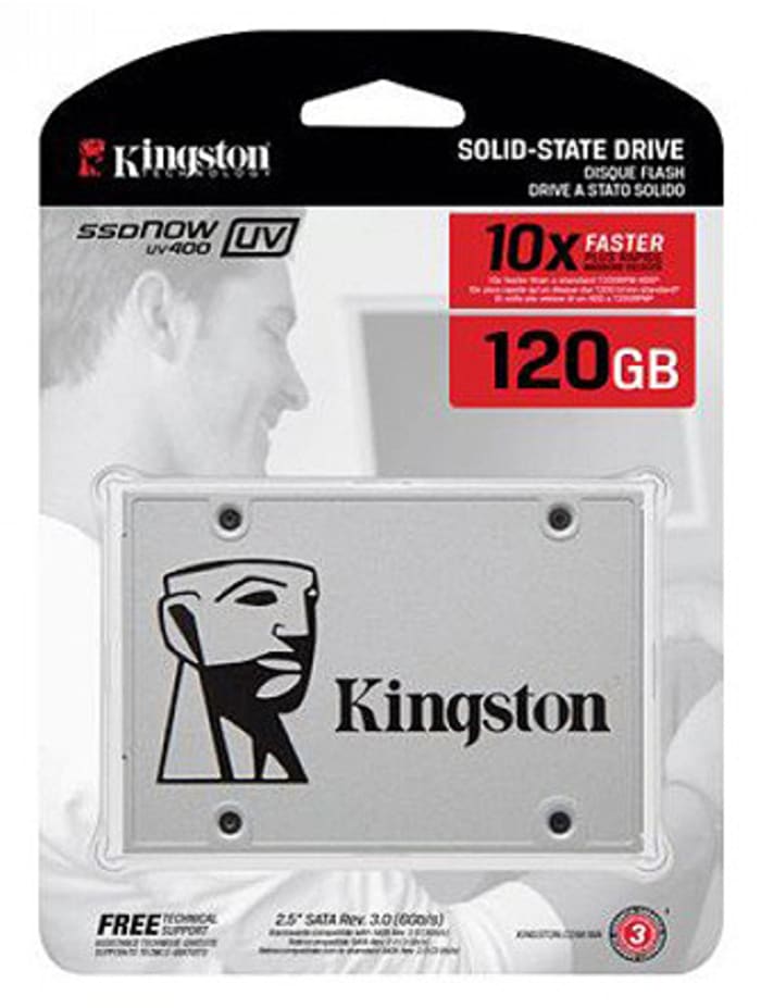 Kingston SSDNow UV400 2.5 in 120 GB Internal SSD