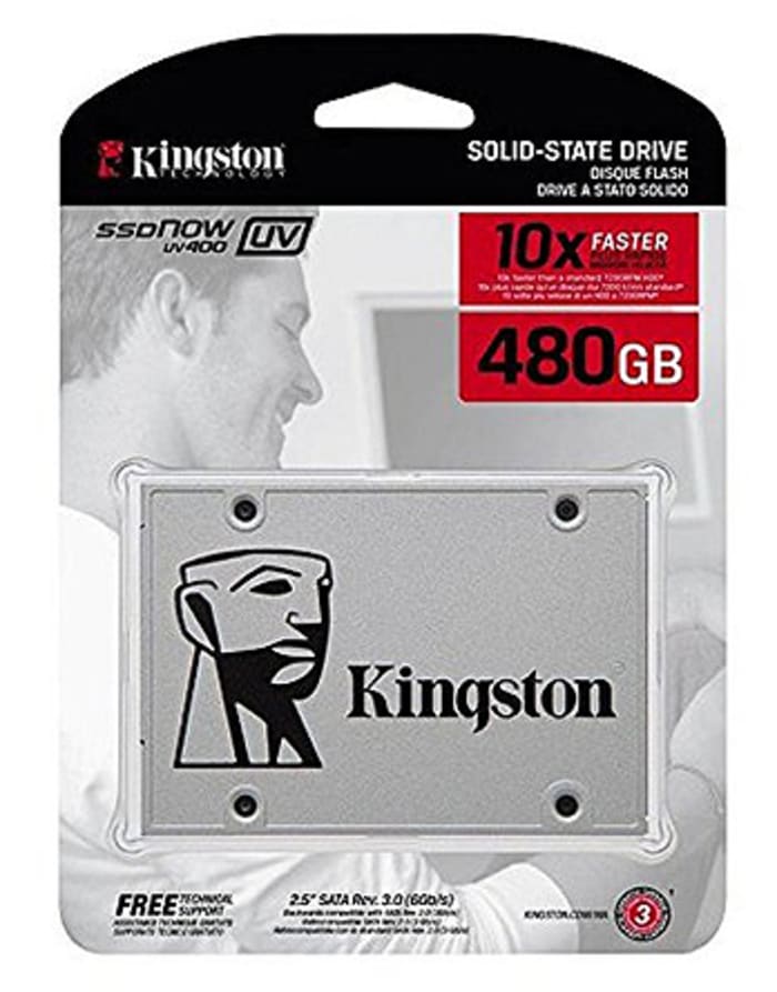 Kingston SSDNow UV400 2.5 in 480 GB Internal SSD