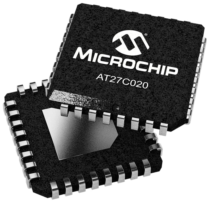 Microchip 2Mbit EPROM 32-Pin PLCC, AT27C020-90JU