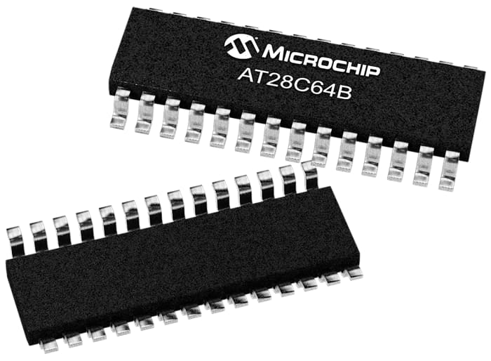 Microchip AT28C64B-15SU, 64kbit EEPROM Chip, 150ns 28-Pin SOIC Parallel
