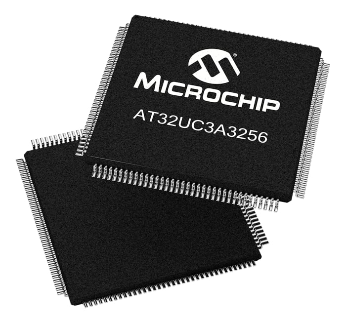 Microchip, 32bit AVR32, AT32 Microcontroller, 84MHz, 256 kB Flash, 144-Pin LQFP