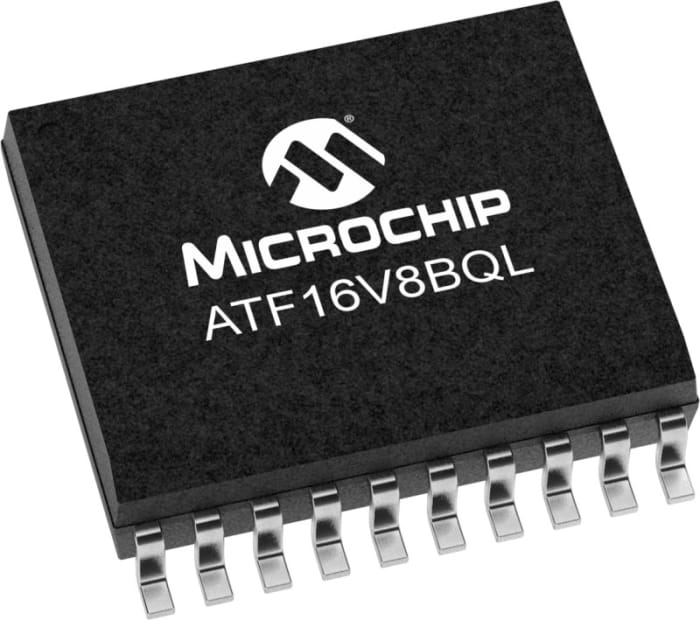 Dispositivo lógico de programación sencilla SPLD ATF16V8BQL-15SU, ATF16V8B 150 puertas, 8 macrocélulas, 8 I/O, 62MHZ