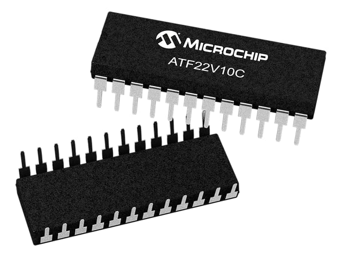 Microchip ATF22V10C-7PX, SPLD Simple Programmable Logic Device ATF22V10C 350 Gates, 10 Macro Cells, 10 I/O, 最低166MHz
