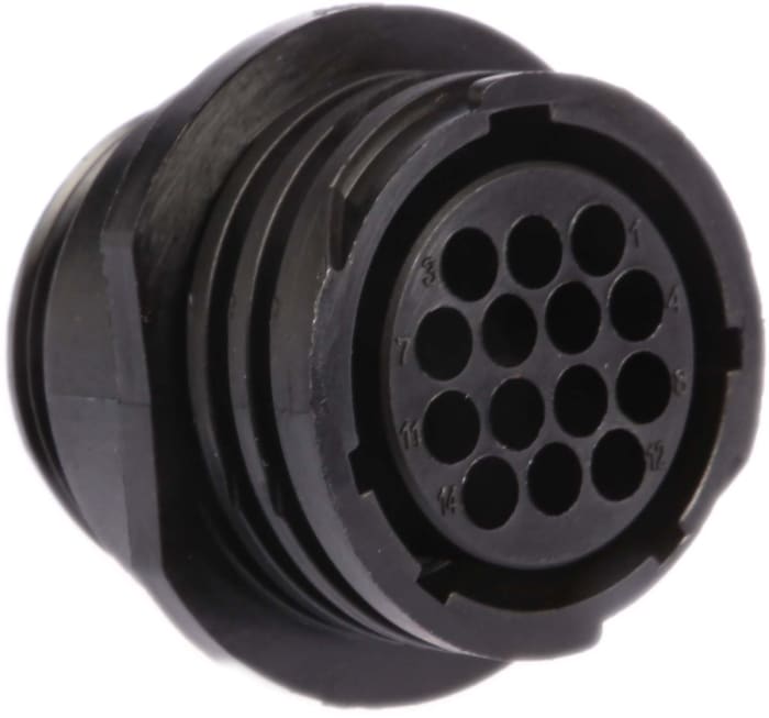 TE Connectivity Circular Connector, 14 Contacts, Cable Mount, Socket, Female, CPC Series 1 Series