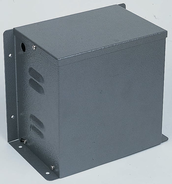 RS PRO Grey Zinc Plated Steel Power Supply Case, 205 x 155 x 155mm