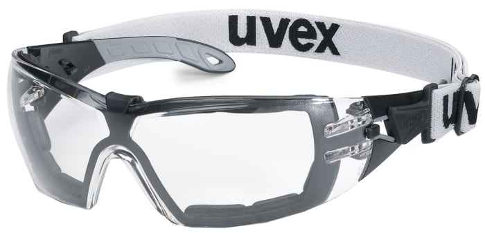 uvex pheos guard Anti-Mist UV Safety Glasses, Clear PC Lens, Vented