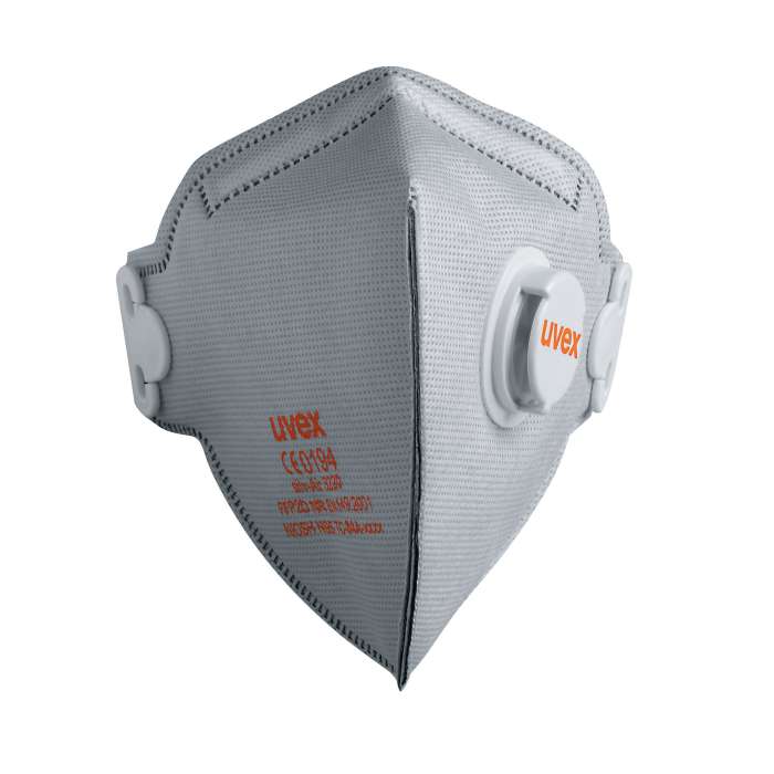 uvex uvex silv-Air classic Series Disposable Face Mask for Aerosols, Nuisance Odour, General Purpose, Respiratory