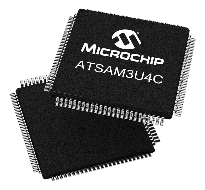Microchip, 32bit ARM Cortex M3, SAM3U Microcontroller, 96MHz, 256 kB Flash, 100-Pin LQFP