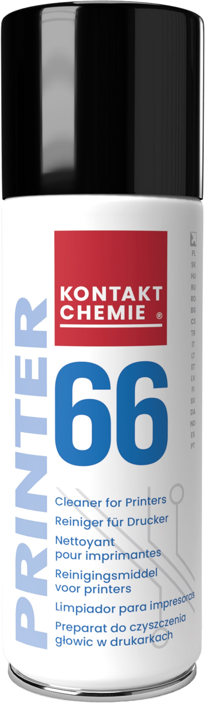 Kontakt Chemie PRINTER 66 Print Head Cleaner, Printer Roller Cleaner 200 ml Aerosol