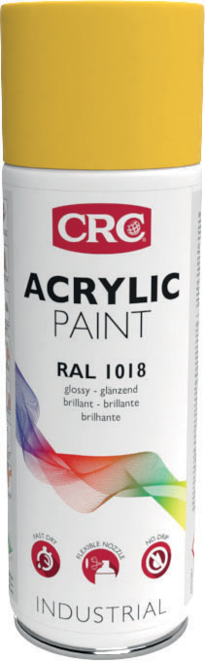 CRC 400ml RAL 1018 Yellow Gloss Spray Paint