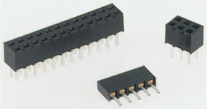 25 way 2 row vertical PCB skt,2mm pitch
