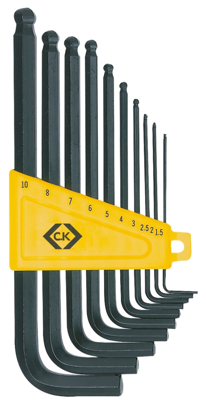 CK 10 piece L Shape Metric, 1.5mm