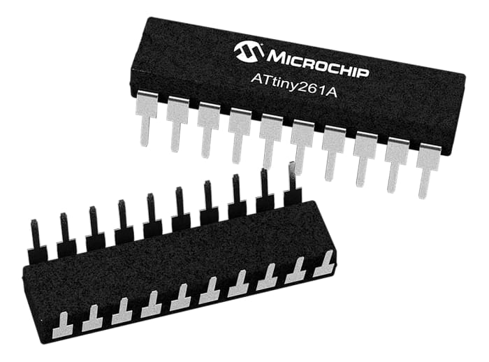 Microchip, 8bit AVR, ATtiny26 Microcontroller, 16MHz, 2 kB Flash, 20-Pin SOIC