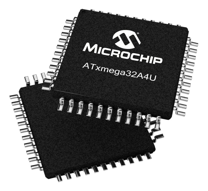 Microchip, 8bit AVR, AVR XMEGA Microcontroller, 32MHz, 32 + 4 kB Flash, 44-Pin TQFP