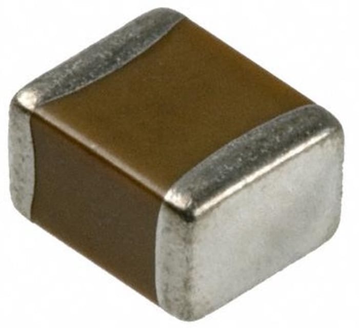 KEMET 4.7μF Multilayer Ceramic Capacitor MLCC, 50V dc V, ±10% , SMD