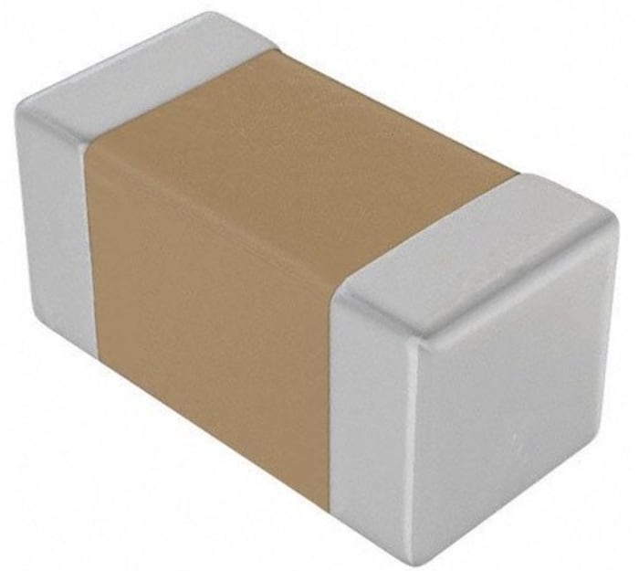 KEMET 100nF Multilayer Ceramic Capacitor MLCC, 16V dc V, ±10% , SMD