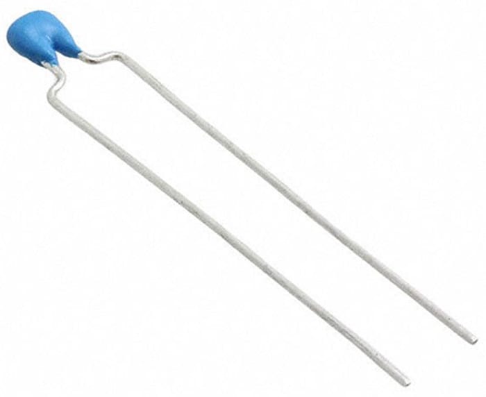 Murata 220nF Multilayer Ceramic Capacitor MLCC, 50V dc V, ±10% , Through Hole