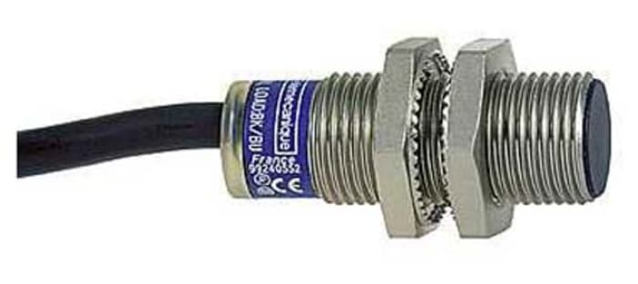 Telemecanique Sensors Inductive Threaded Barrel Proximity Sensor, M12, 2 mm Detection, PNP NO+NC, 12 → 24 V dc