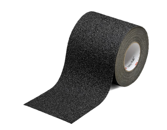 3M Black PVC 20m Hazard Tape, 1.48mm Thickness