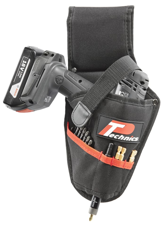 PT131 Technics Technics Polyester, 2 Pocket Power Tool Holster 1340432 RS Components
