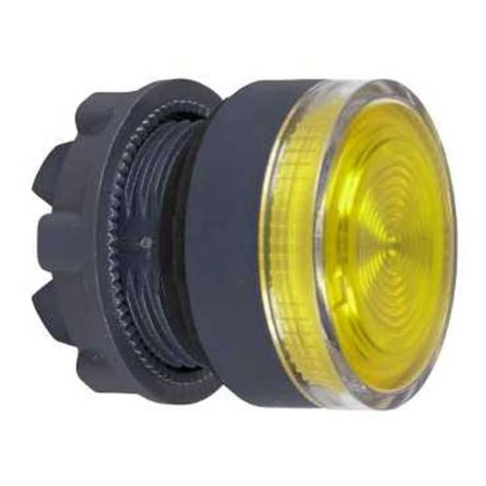 Schneider Electric Harmony XB5 Series Yellow Momentary Push Button Head, 22mm Cutout, IP66, IP67, IP69K