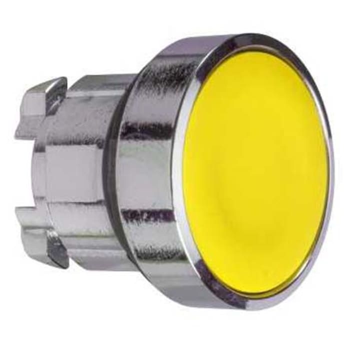 Schneider Electric Harmony Series Yellow Momentary Push Button Head, 22mm Cutout, IP66, IP67