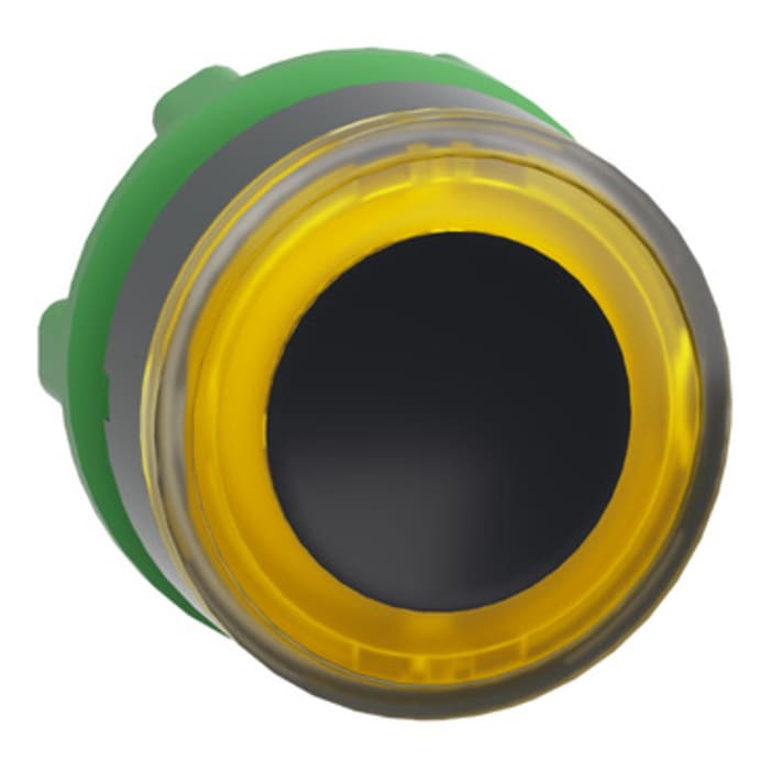 Schneider Electric Harmony Series Yellow Momentary Push Button Head, 22mm Cutout, IP66, IP67