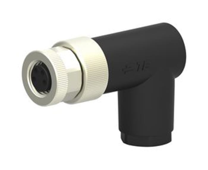 TE Connectivity Circular Connector, 4 Contacts, Cable, M8 Connector, Socket, Female, IP67, T4012008 Series