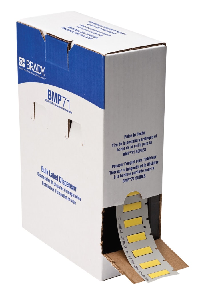 Manchons thermorétractables Brady B-342 PermaSleeve pour BMP61, BMP71, M611, TLS 2200, TLS-PC LINK