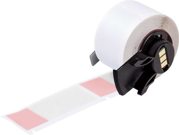 Etiquetas para cables Brady sobre fondo Rojo/transparente, 100, para usar con BMP61, BMP71, M611, TLS 2200, TLS-PC LINK