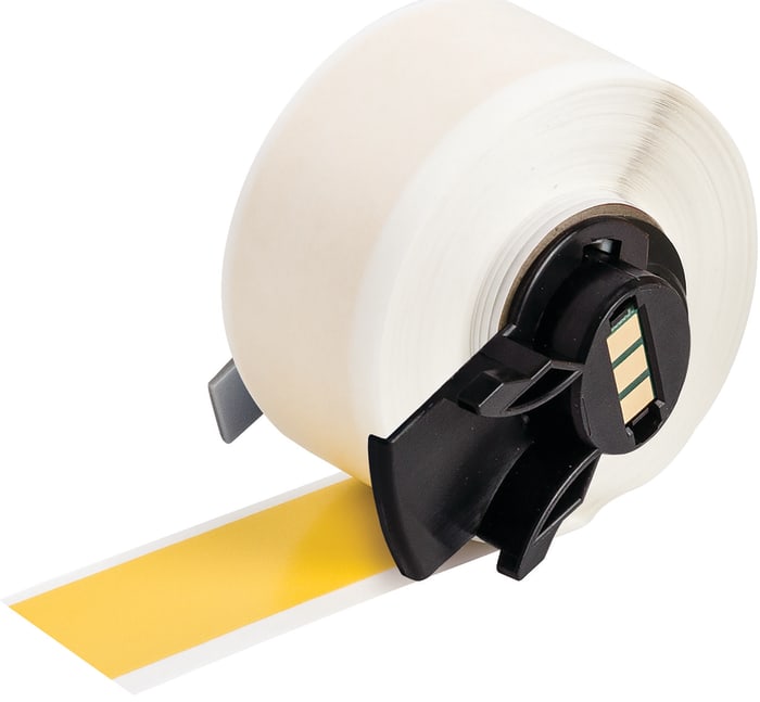 Etiquetas para cables Brady, color Negro sobre fondo Amarillo, 1, para usar con BMP61, BMP71 (with media adapter),