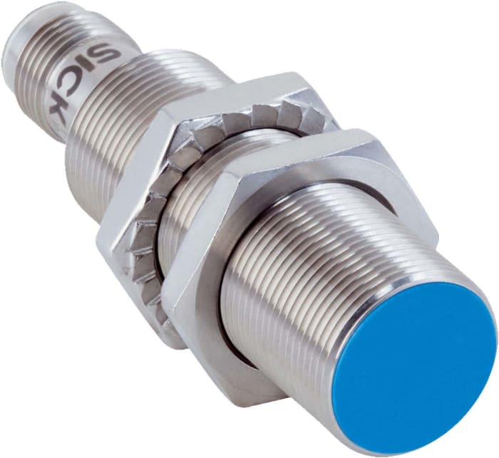 SICK Inductive Threaded Barrel Proximity Sensor, M18, 8 mm Detection, PNP NO+NC, 10 → 30 V dc
