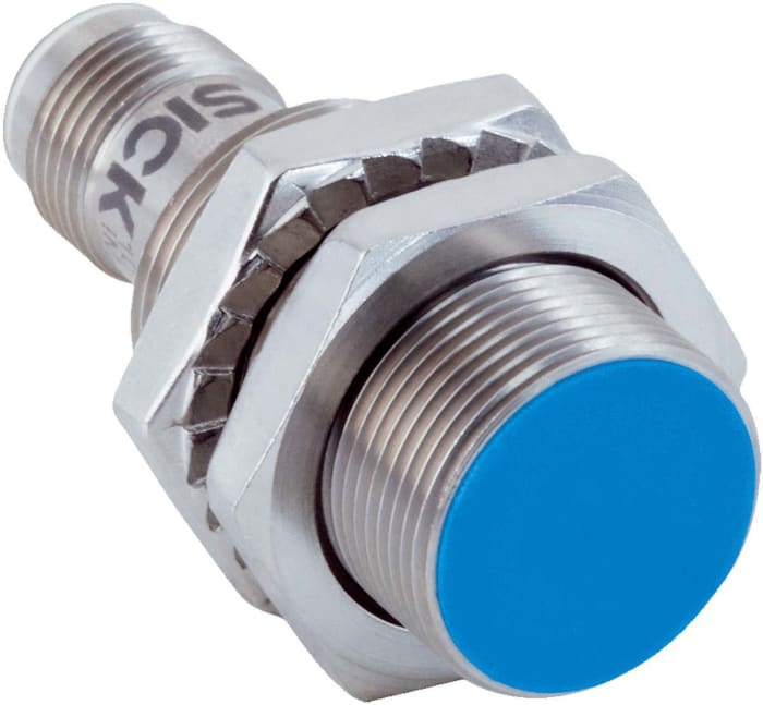 SICK Inductive Threaded Barrel Proximity Sensor, M18, 8 mm Detection, PNP NO+NC, 10 → 30 V dc