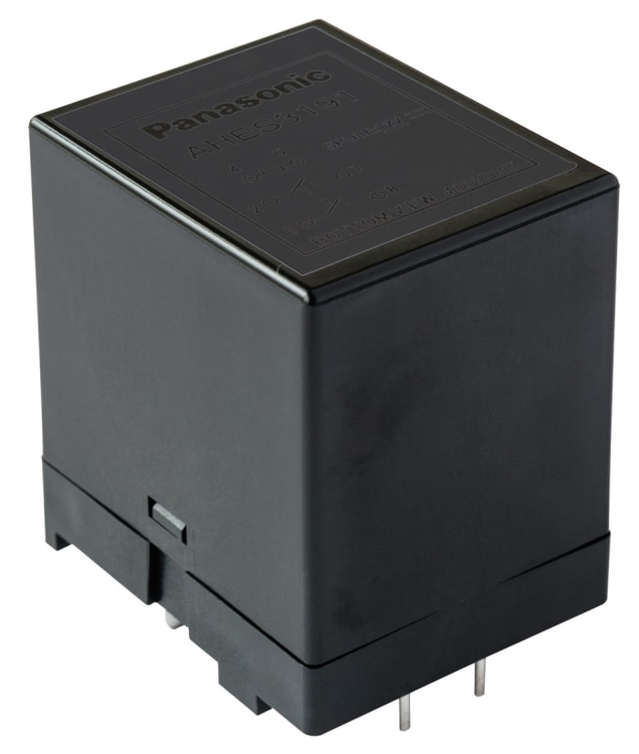 Panasonic PCB Mount Power Relay, 24V dc Coil, 35A Switching Current, DPST, SPST