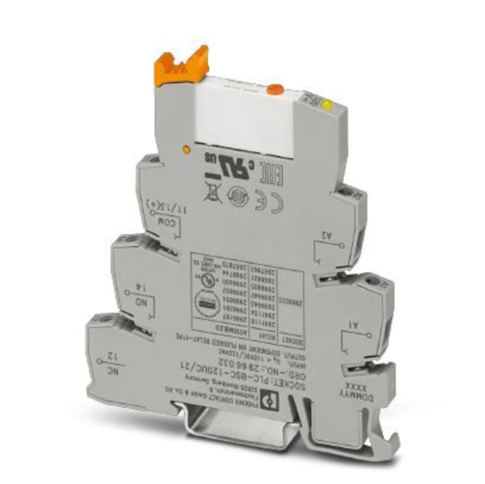 Module de relais d'interface Phoenix Contact PLC-RSC-230UC/21/MS, 230V c.a. / V c.c., 1 RT, montage Rail DIN