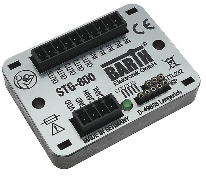 BARTH lococube mini-PLC Series PLC I/O Module for Use with STG-800, 7 → 32 V dc Supply, Digital, PWM, Solid