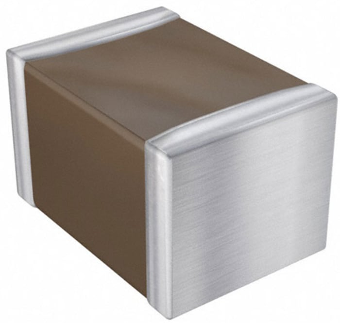 Condensateur céramique multicouche,  CMS, 2.2μF, 100V c.c., ±10%, diélectrique : X7R