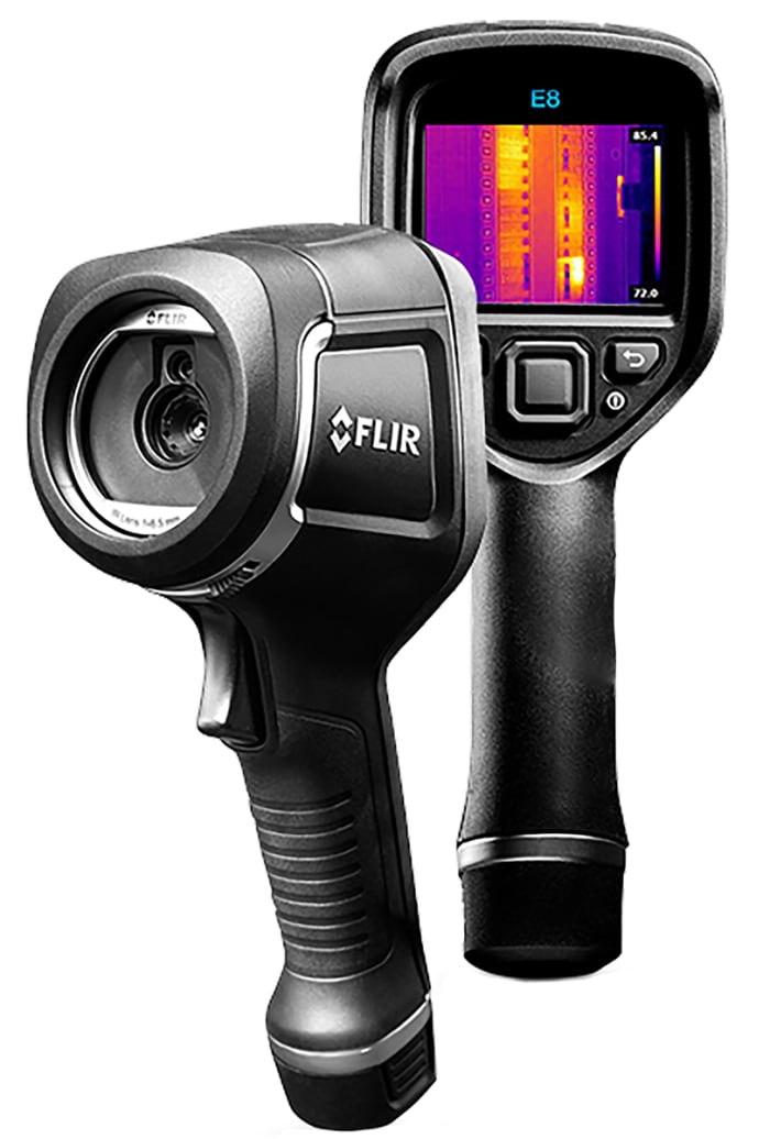 FLIR E8 Termal Kamera (WiFi Özellikli), 320 x 240piksel, Ölçüm Aralığı: -20 → +250°C