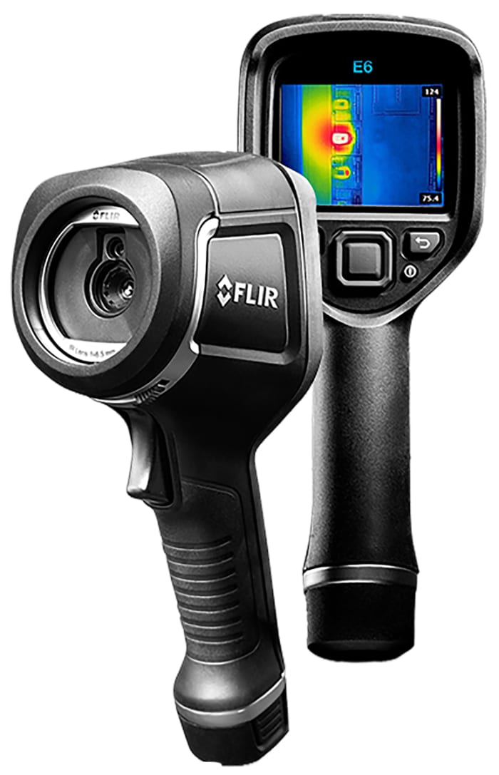 FLIR E6 Thermal Imaging Camera, -20 → +250 °C, 160 x 120pixel Detector Resolution