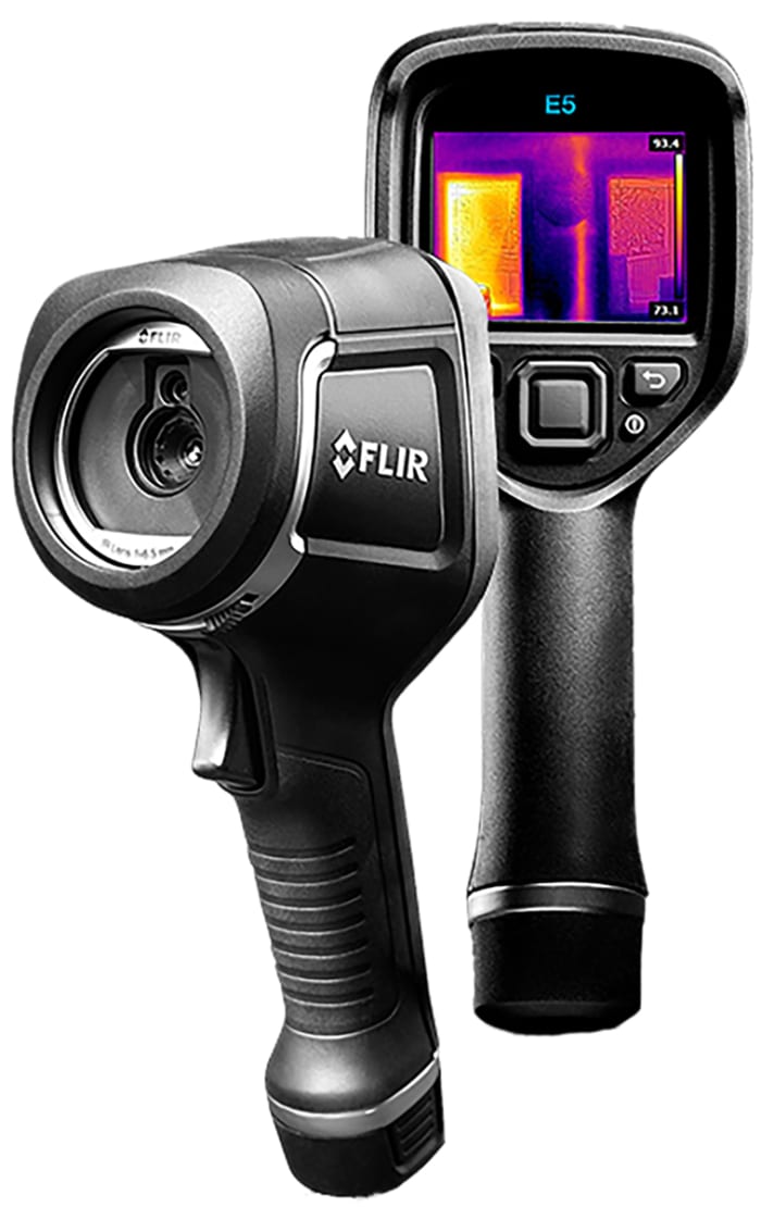 FLIR 63909-0904 Thermal Imaging Camera, -20 → +250 °C, 120 x 90pixel Detector Resolution With RS Calibration