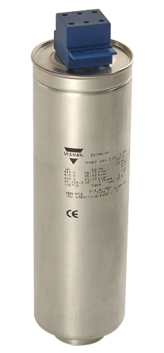 Vishay Power Factor Correction Capacitor (PFC) 3 x 154μF 28.1kvar 25kvar 3