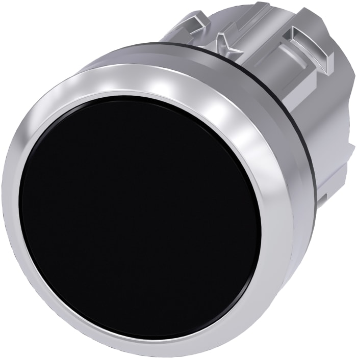 Siemens SIRIUS ACT Series Black Latching Push Button, 22mm Cutout, IP66, IP67, IP69K