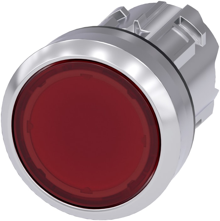 Siemens SIRIUS ACT 3SU10 Series Red Latching Push Button, 22mm Cutout, IP66, IP67, IP69K