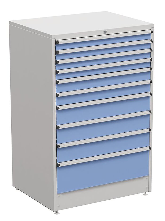 Treston 10 Drawer Unit, 1400mm x 910mm x 715mm