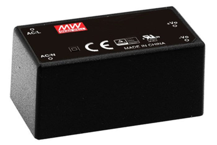 Mean Well IRM 10W 15V 0.67A Fuente de alimentación