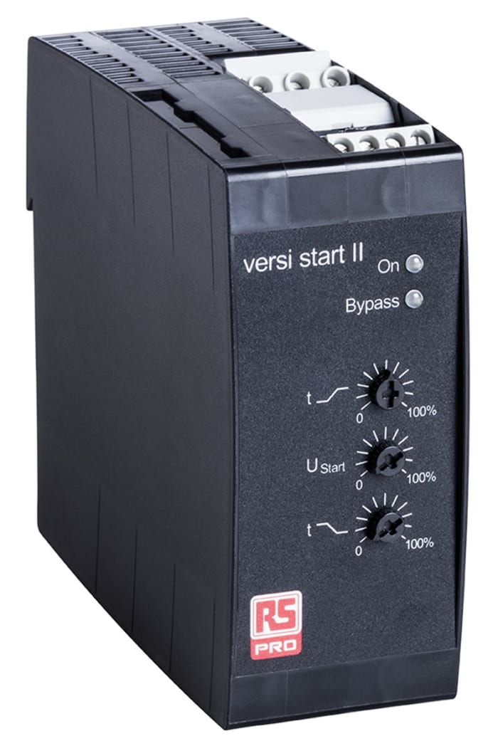 RS PRO Soft Starter, Soft Start, 7.5 kW, 400 V ac, 2 Phase, IP20