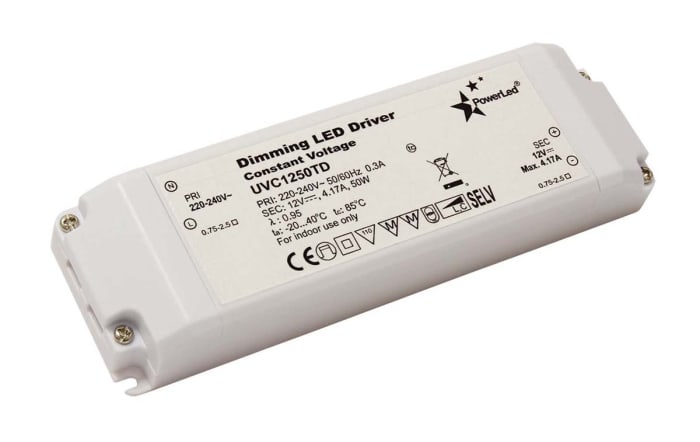 PowerLED LED Driver, 12V, 50 W, 4.16A
