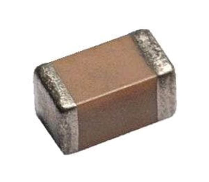 KYOCERA AVX 10nF Multilayer Ceramic Capacitor MLCC, 16V dc V, ±10% , SMD