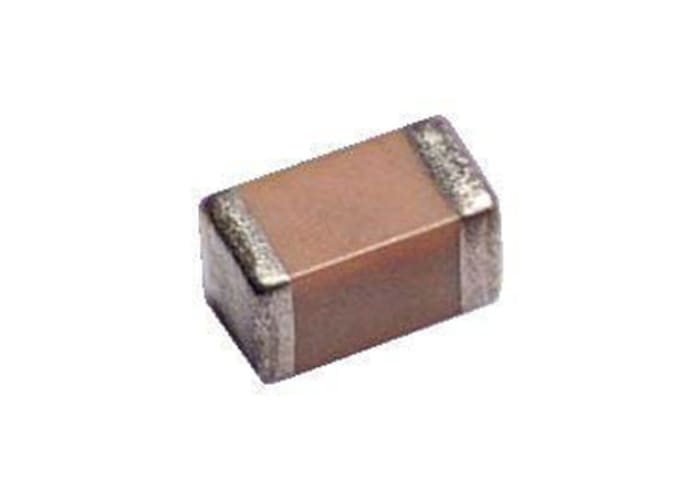 AVX 1μF Seramik Çok Katmanlı Kondansatör 16V dc ±10% Toleranslı , Dielektrik Malz. X5R, SMD